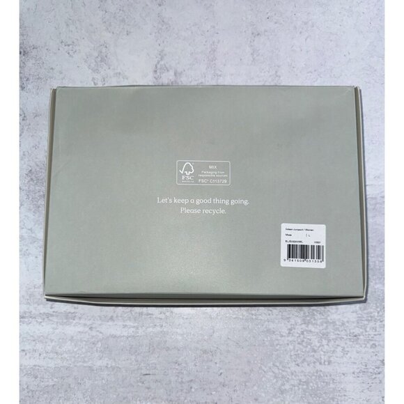 NWT‎ ETTITUDE Sateen Bamboo Jumpsuit Size L Pockets Zip In Back plunging V - Picture 8 of 8